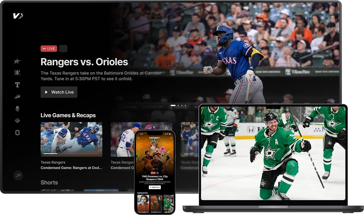 Watch on multiple devices - TV, tablet, and mobile